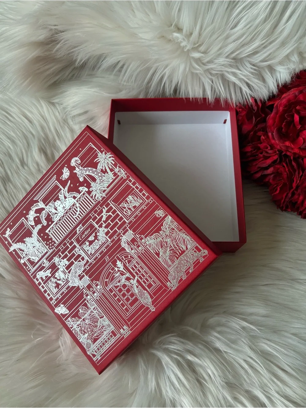New Cartier Declaration Red Gift Box
